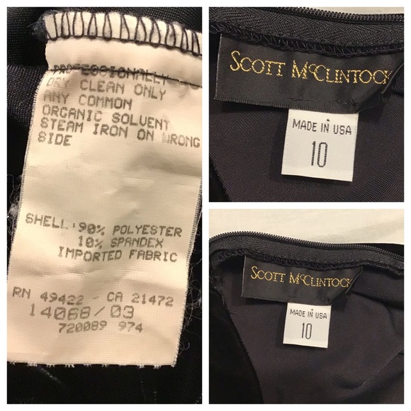 Vintage Scott McClintock Womens Velvet Maxi Dress Size 10 Short Sleeve Witchy - Picture 12 of 13